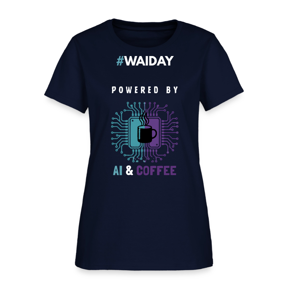 Women's T-Shirt - Women In AI Day Edition - navy