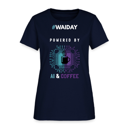Women's T-Shirt - Women In AI Day Edition - navy