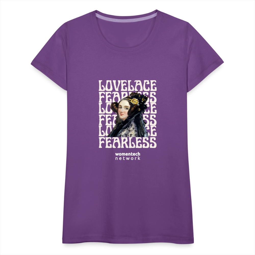Women’s Premium T-Shirt - Ada Lovelace Edition - purple