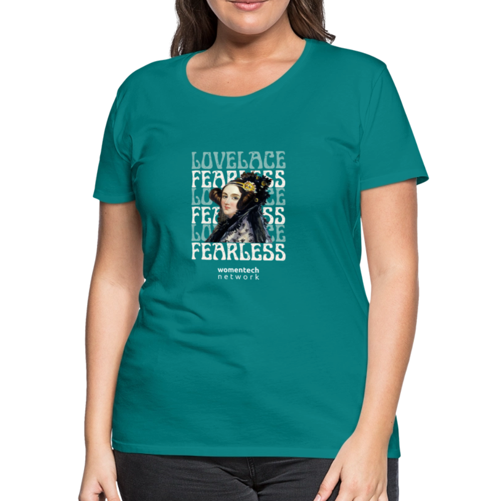 Women’s Premium T-Shirt - Ada Lovelace Edition - teal