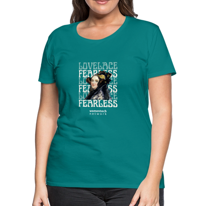Women’s Premium T-Shirt - Ada Lovelace Edition - teal