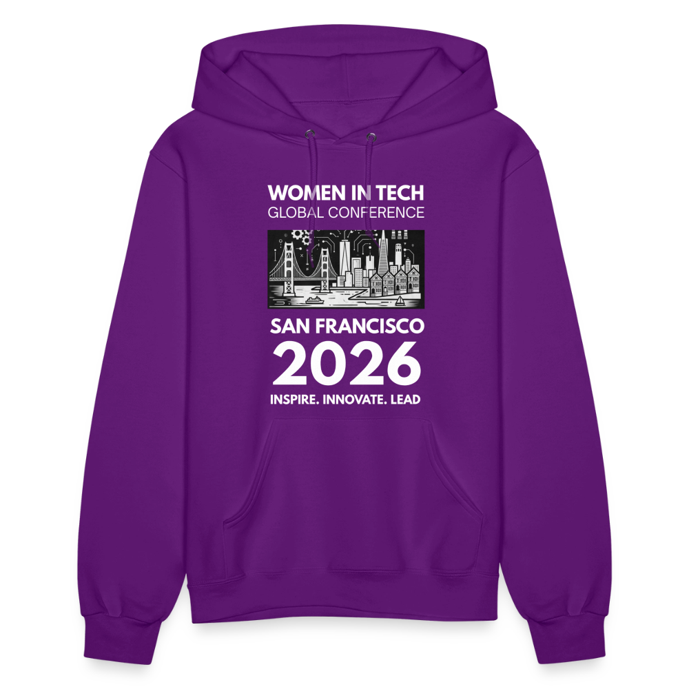 Women's Hoodie - Women in Tech Global Conference Collection - purple