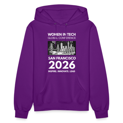 Women's Hoodie - Women in Tech Global Conference Collection - purple