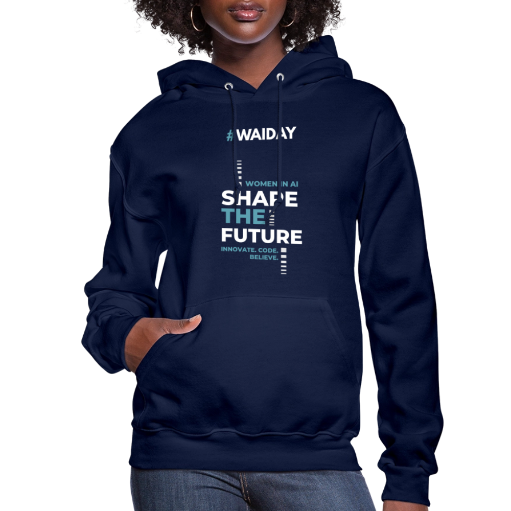 Women's Hoodie - Women In AI Day Edition - navy
