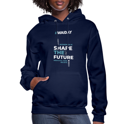 Women's Hoodie - Women In AI Day Edition - navy