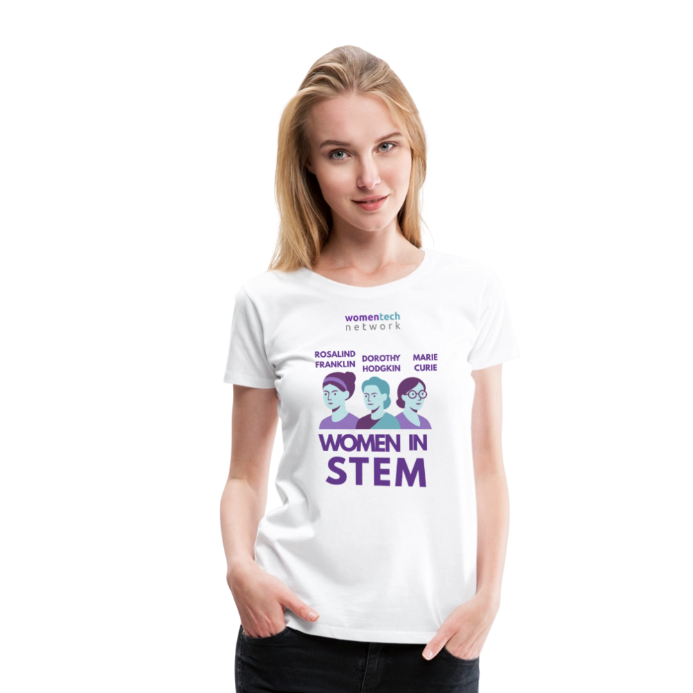 Women’s Premium T-Shirt - STEM Day Edition - white
