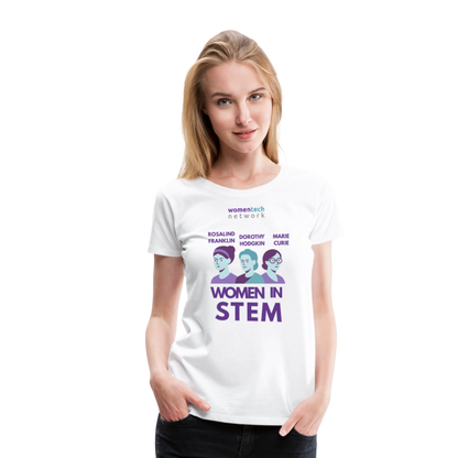 Women’s Premium T-Shirt - STEM Day Edition - white
