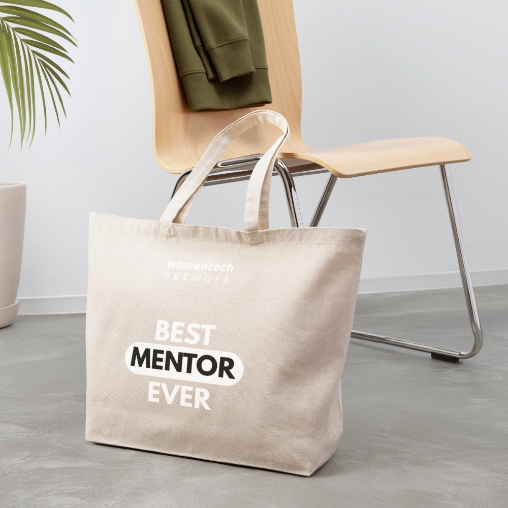 Eco-Friendly Cotton Tote - National Mentoring Day Edition - natural