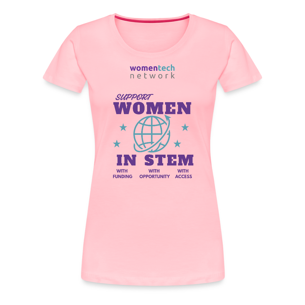 Women’s Premium T-Shirt - STEM Day Edition - pink