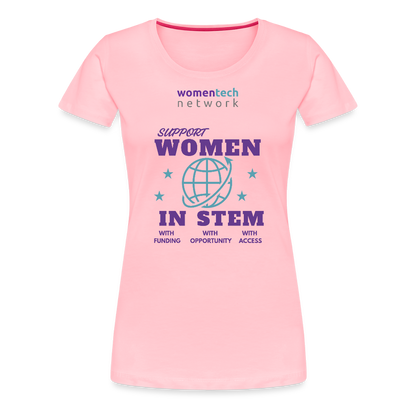 Women’s Premium T-Shirt - STEM Day Edition - pink