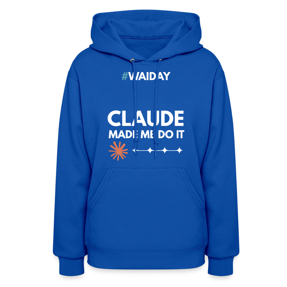 Women's Hoodie - Women In AI Day Edition - royal blue