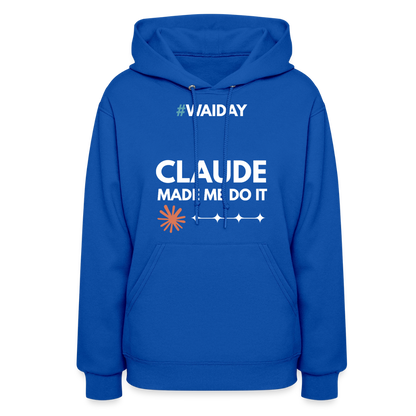 Women's Hoodie - Women In AI Day Edition - royal blue