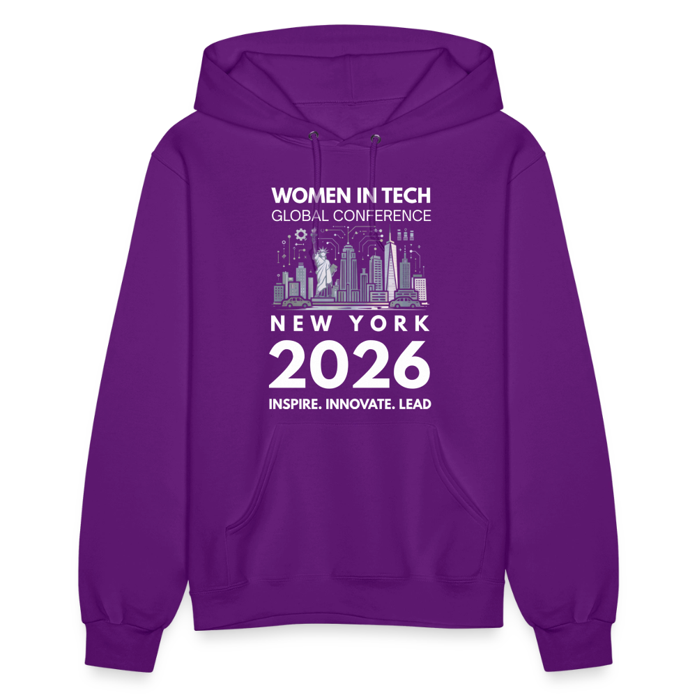 Women's Hoodie -  Women in Tech Global Conference Collection - purple