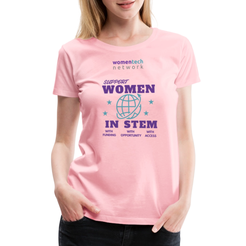 Women’s Premium T-Shirt - STEM Day Edition - pink