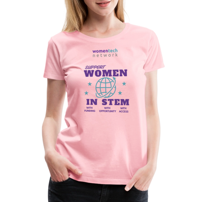 Women’s Premium T-Shirt - STEM Day Edition - pink