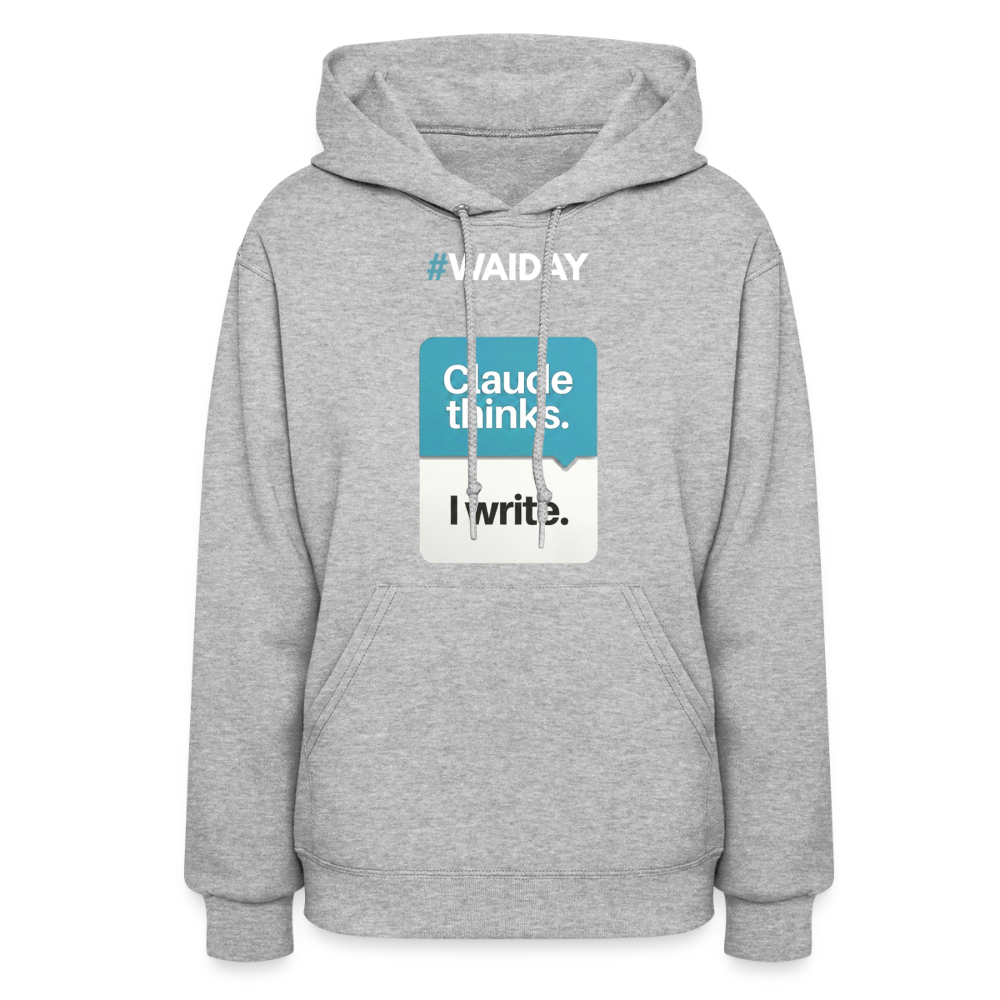 Women's Hoodie - Women In AI Day Edition - heather gray