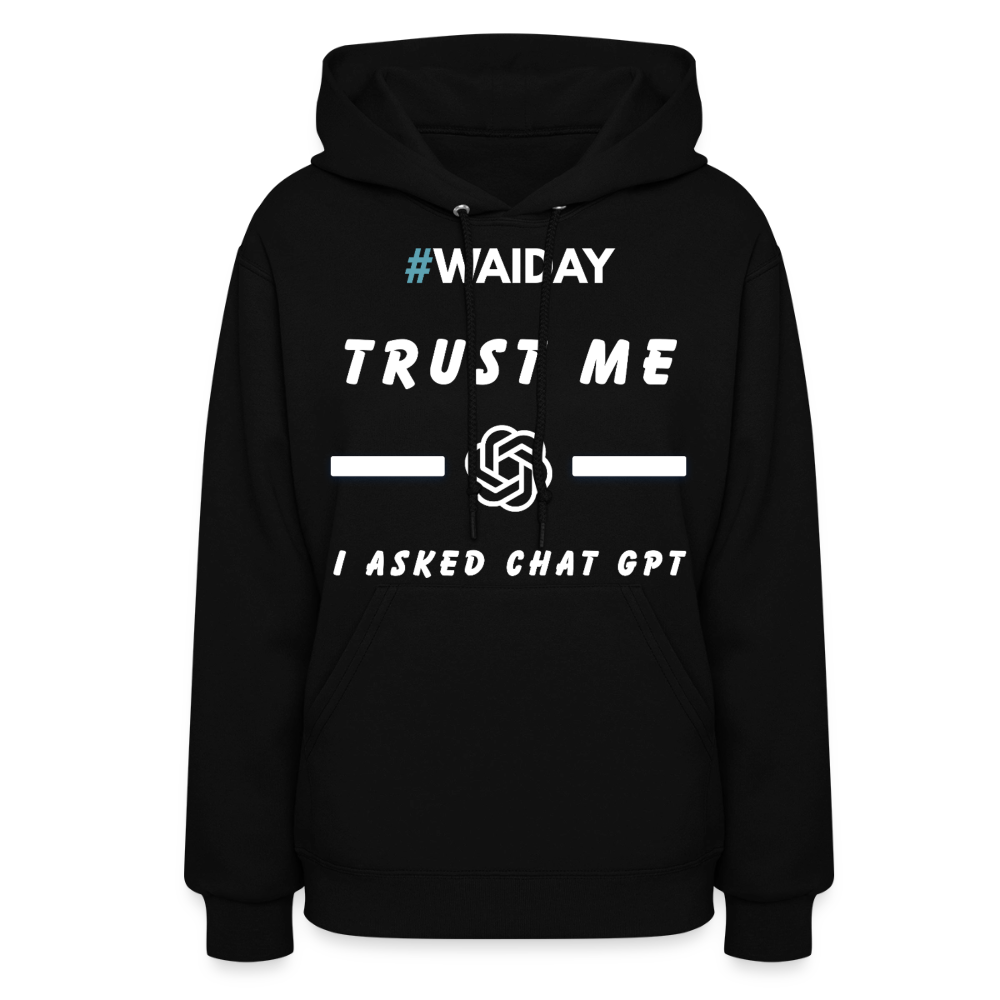 Women's Hoodie - Women In AI Day Edition - black