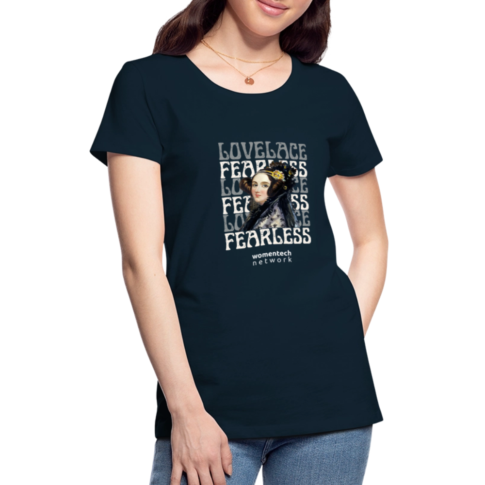 Women’s Premium T-Shirt - Ada Lovelace Edition - deep navy