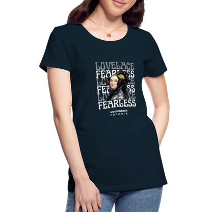 Women’s Premium T-Shirt - Ada Lovelace Edition - deep navy