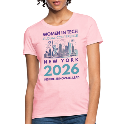 Women's T-Shirt - Women in Tech Global Conference Collection - pink
