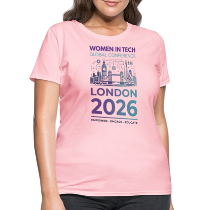 Women's T-Shirt - Women in Tech Global Conference Collection - pink