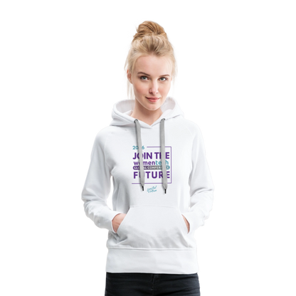 Women’s Premium Hoodie - Women in Tech Global Conference Collection - white