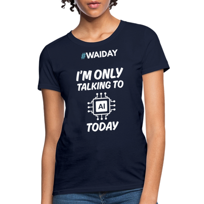 Women's T-Shirt - Women In AI Day Edition - navy
