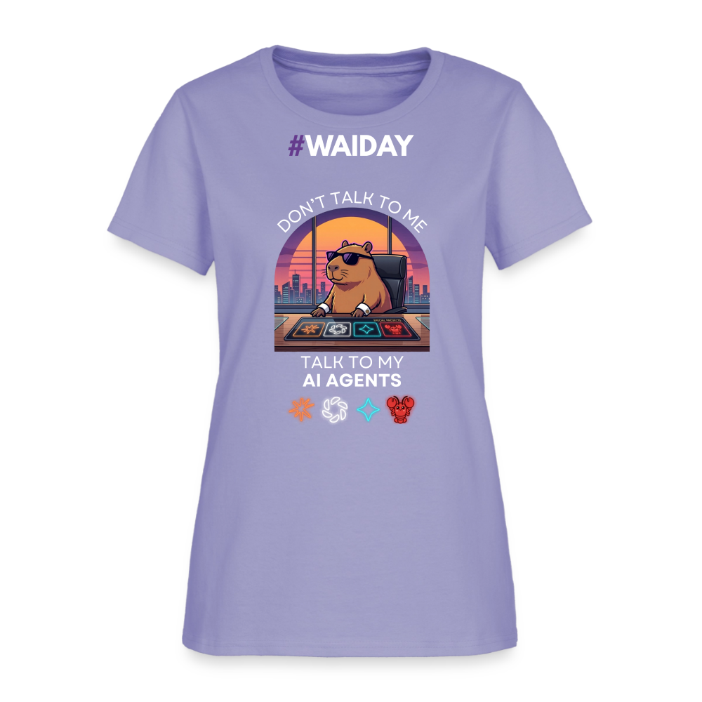 Women's T-Shirt - Women In AI Day Edition - lavender