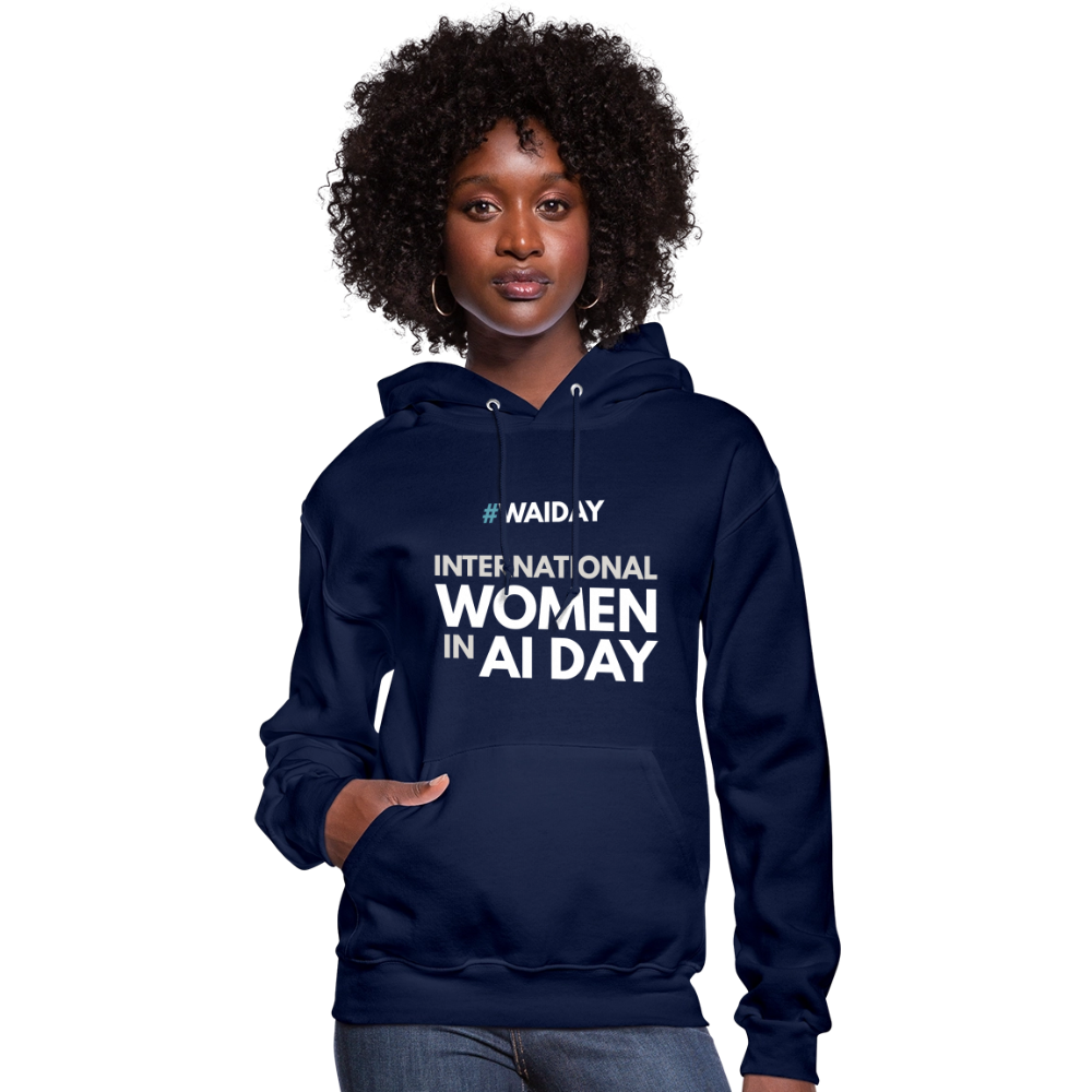 Women's Hoodie - Women In AI Day Edition - navy