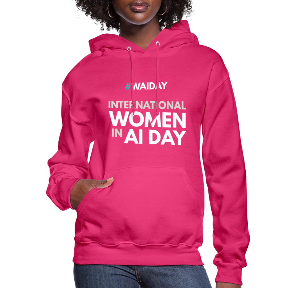 Women's Hoodie - Women In AI Day Edition - fuchsia