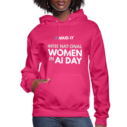 Women's Hoodie - Women In AI Day Edition - fuchsia