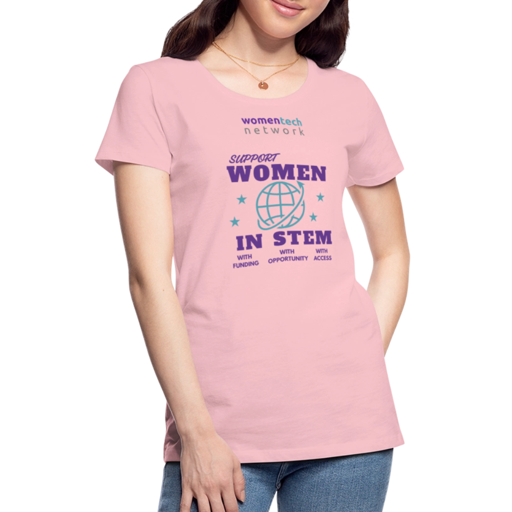 Women’s Premium T-Shirt - STEM Day Edition - pink