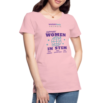 Women’s Premium T-Shirt - STEM Day Edition - pink