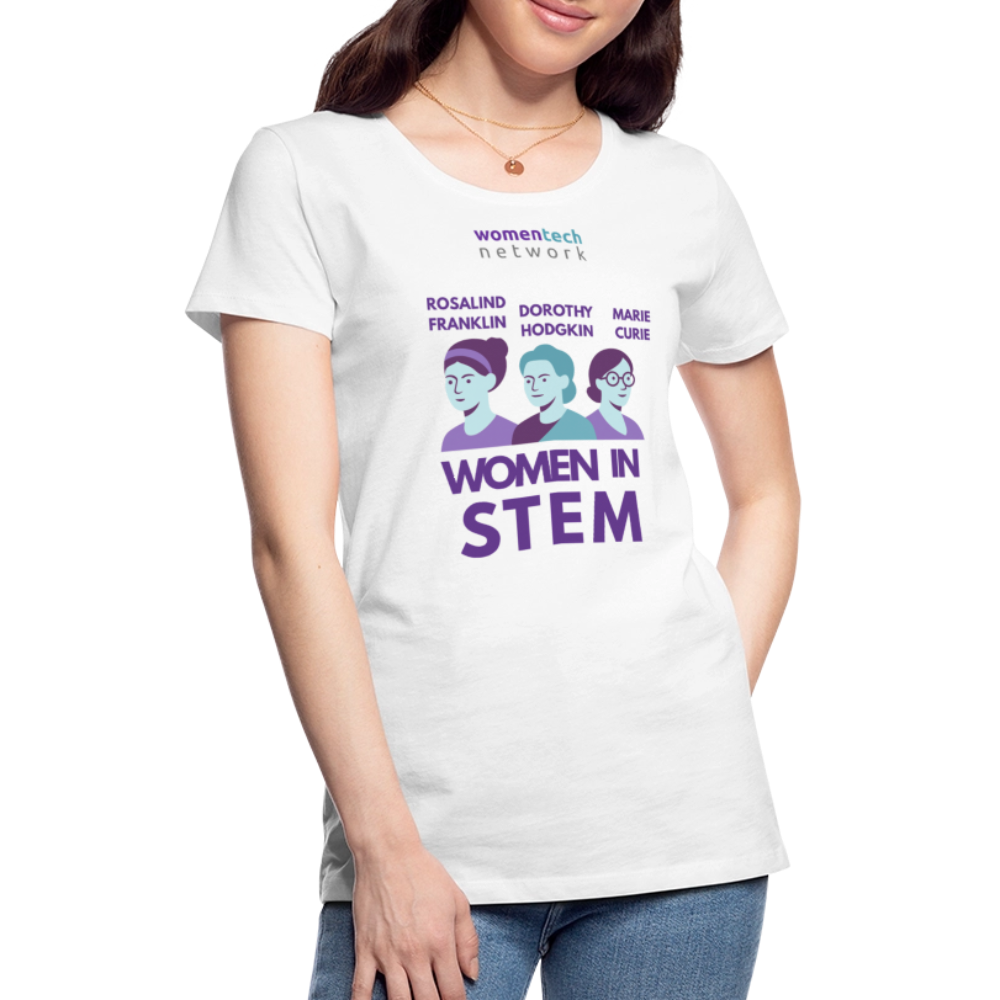 Women’s Premium T-Shirt - STEM Day Edition - white