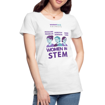 Women’s Premium T-Shirt - STEM Day Edition - white