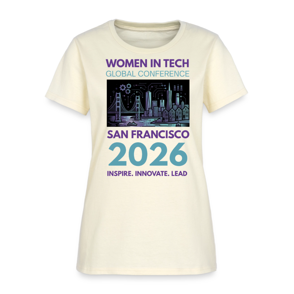 Women's T-Shirt - Women in Tech Global Conference Collection - off white