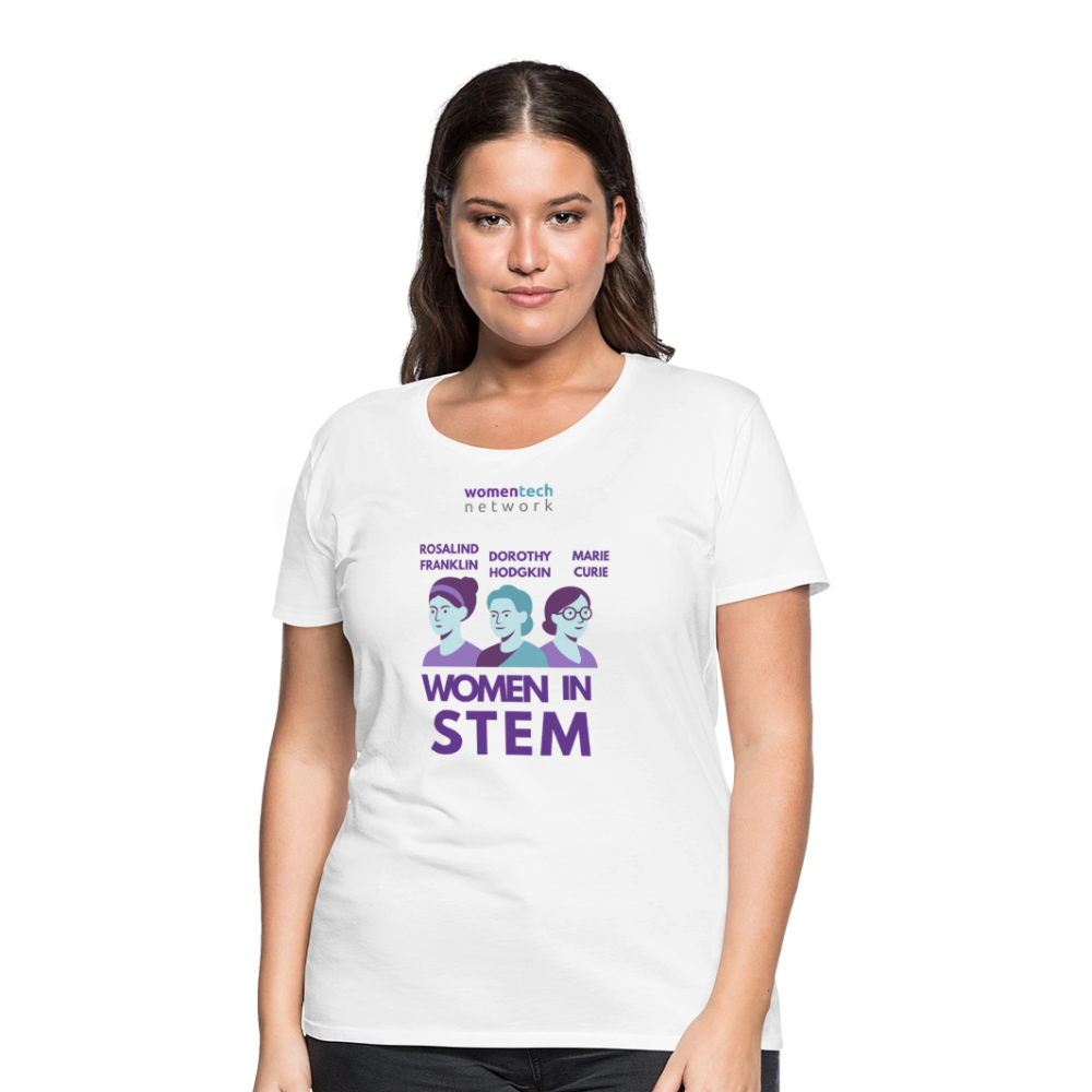 Women’s Premium T-Shirt - STEM Day Edition - white