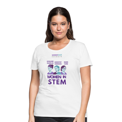 Women’s Premium T-Shirt - STEM Day Edition - white