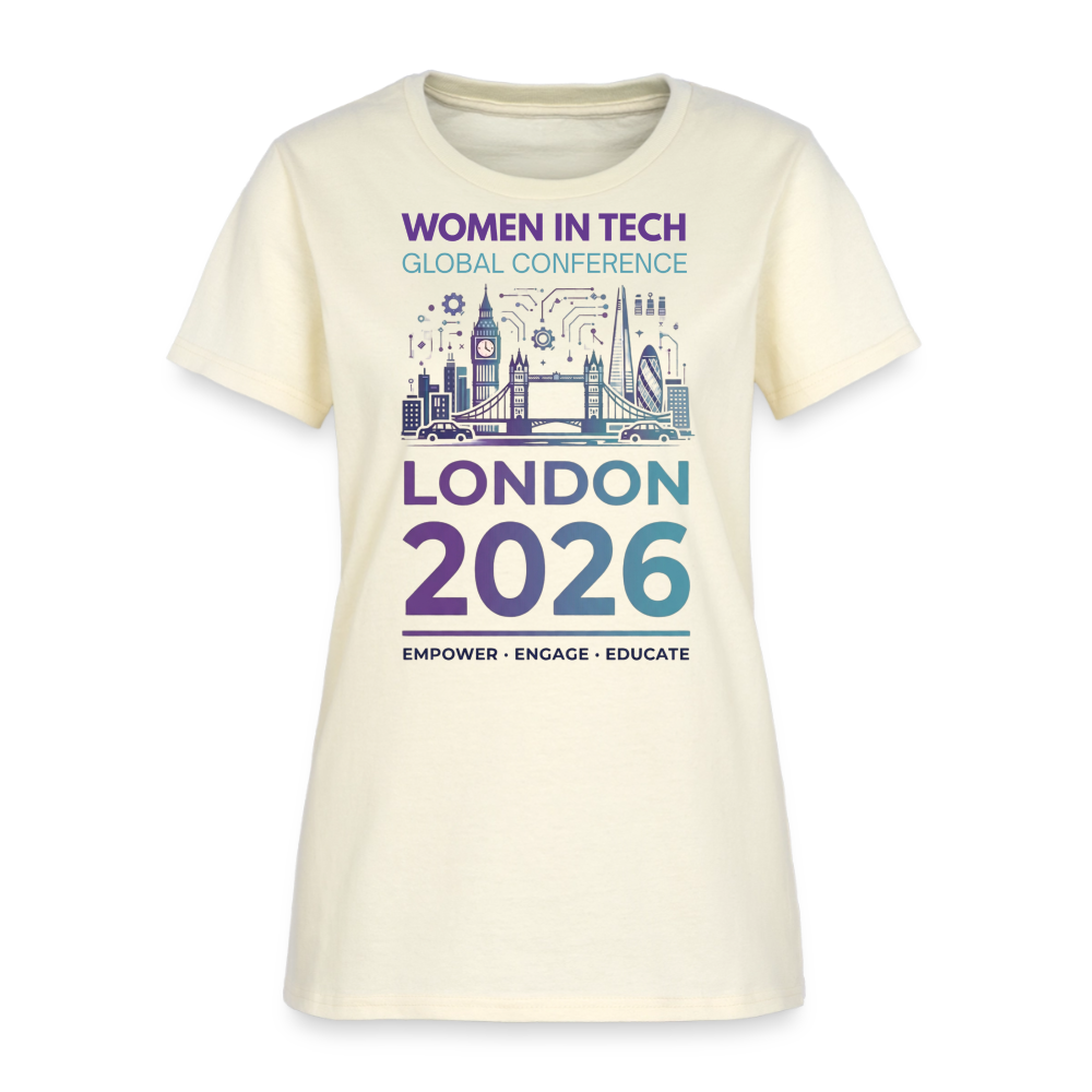 Women's T-Shirt - Women in Tech Global Conference Collection - off white