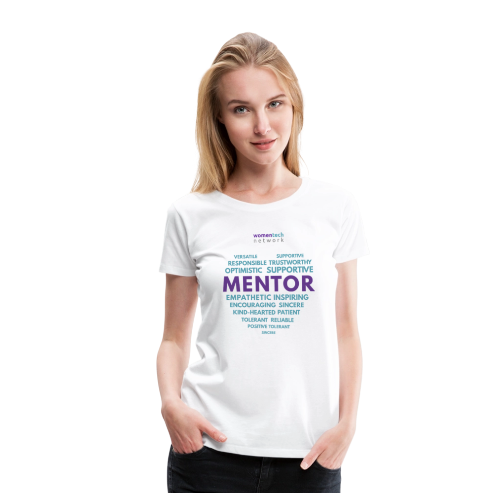 Women’s Premium T-Shirt - National Mentoring Day Edition - white