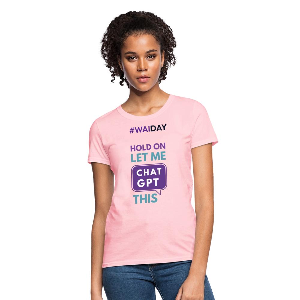 Women's T-Shirt - Women In AI Day Edition - pink