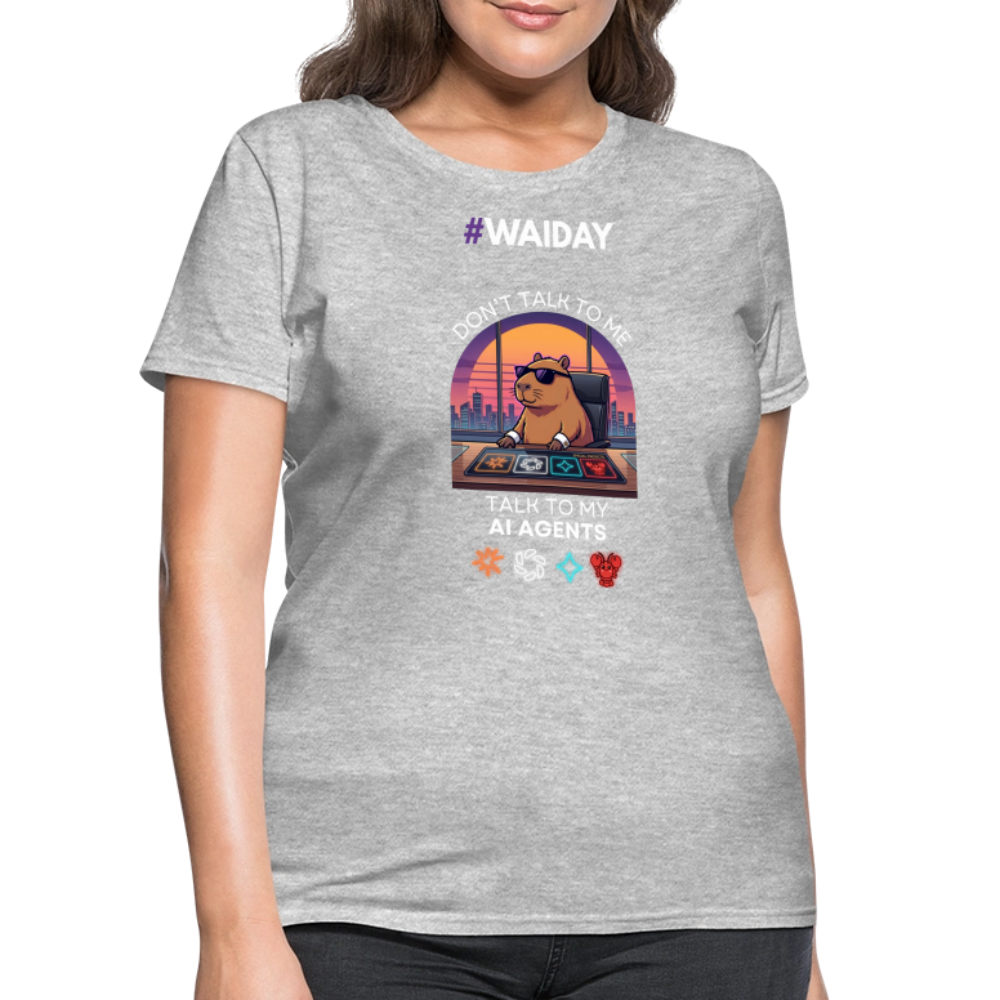Women's T-Shirt - Women In AI Day Edition - heather gray