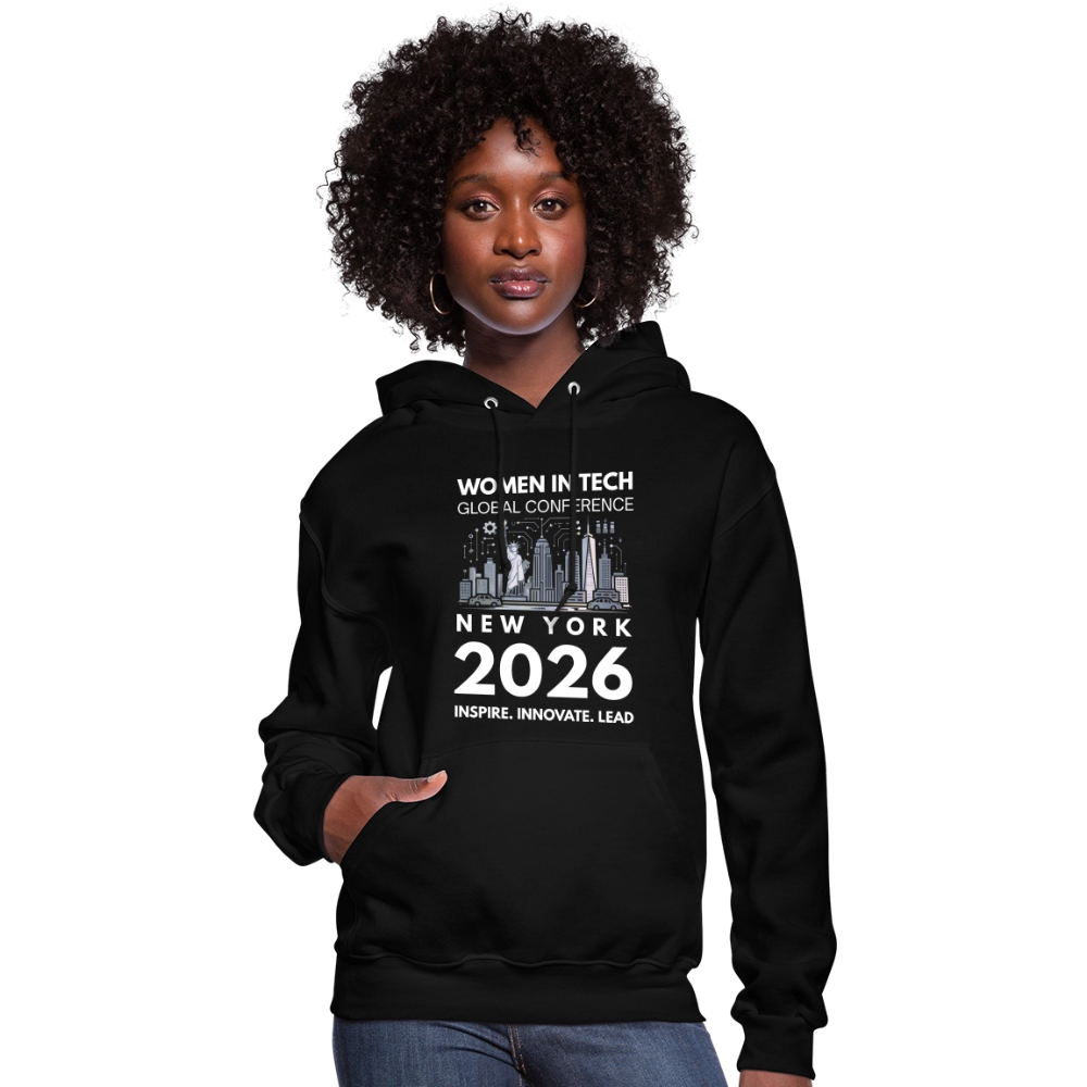 Women's Hoodie -  Women in Tech Global Conference Collection - black