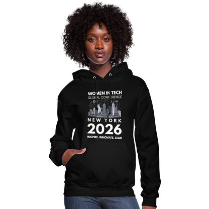 Women's Hoodie -  Women in Tech Global Conference Collection - black