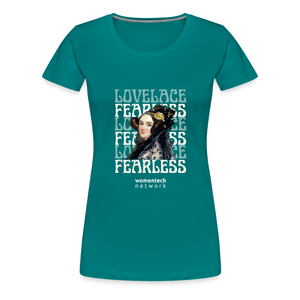 Women’s Premium T-Shirt - Ada Lovelace Edition - teal