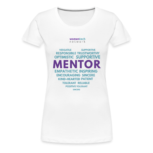 Women’s Premium T-Shirt - National Mentoring Day Edition - white