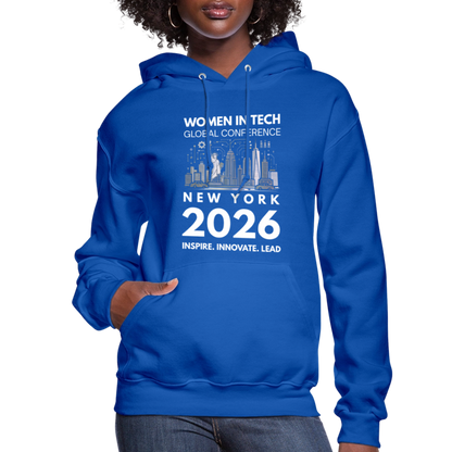 Women's Hoodie -  Women in Tech Global Conference Collection - royal blue