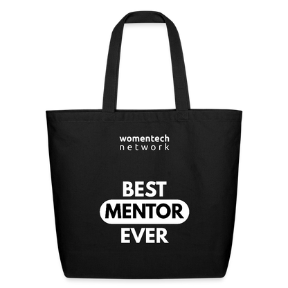 Eco-Friendly Cotton Tote - National Mentoring Day Edition - black
