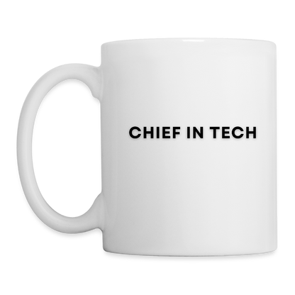 Chief in Tech White Coffee/Tea Mug - white