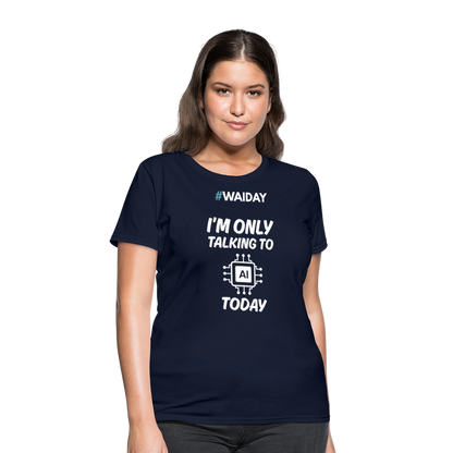 Women's T-Shirt - Women In AI Day Edition - navy